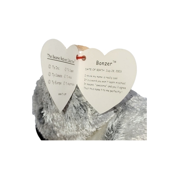 TY Beanie Babies - Bonzer - DOB July 28, 2003 - Picture 2 of 6
